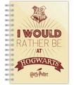 Cuaderno A5 I Would Rather Be At Hogwarts Harry Potter