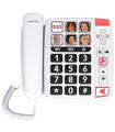 Teléfono Fijo Senior Con Cable Xtra1110 Blanco Swissvoice