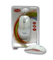 Mouse Optico Usb 3Free Mcm101/Wp Diseño Blanco Rosa