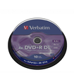 Dvd+R Doble Capa Verbatim Advanced Azo 8X/ Tarrina-10Uds