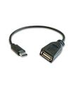 Cable Usb 2.0 3Go C135/ Usb Tipo-C Macho - Usb Hembra/ 20Cm/