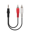 Cable Estéreo Nanocable 10.24.0305/ Jack 3.5 Macho - 2X Rca