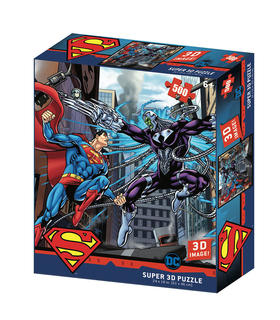 puzzle-lenticular-dc-comics-superman-vs-brainiac-500-piezas