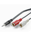 Cable Audio 1,5 M. 3,5 Estereo M/2Xrca M