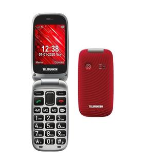 telefono-movil-telefunken-s560-para-personas-mayores-rojo