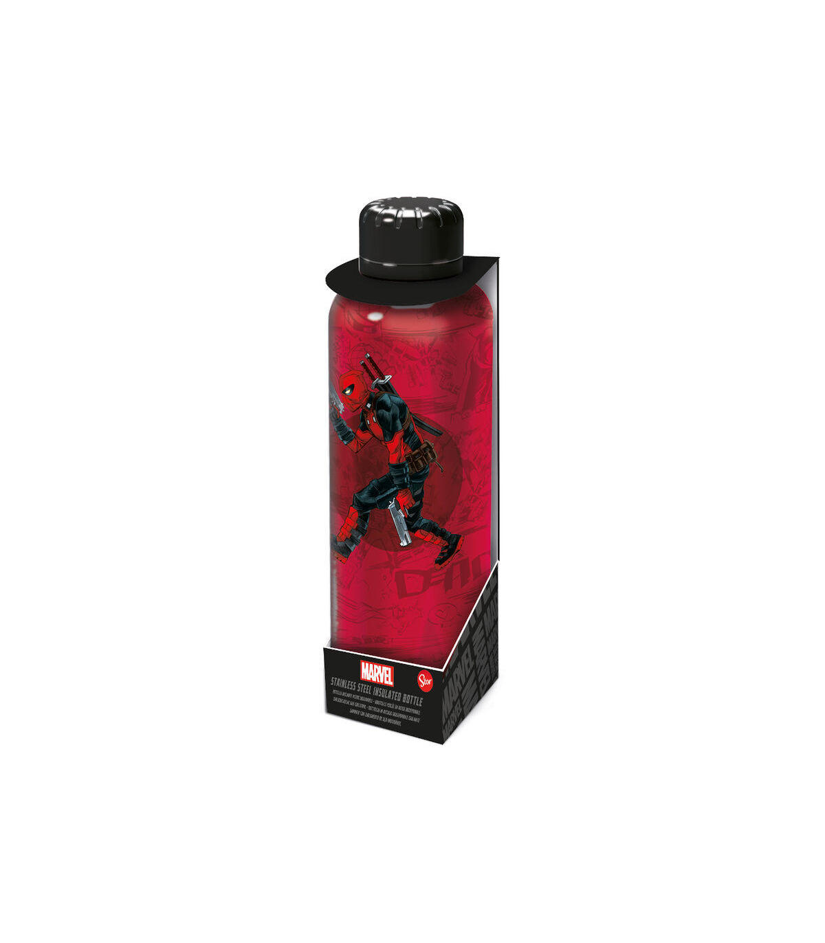 Miserable puntada coger un resfriado Botella Termo Acero Inoxidable Deadpool Marvel 515Ml