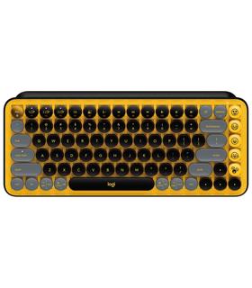 teclado-logitech-pop-keys-blast-yellow