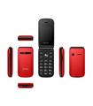 Teléfono móvil Qubo X-209 Rojo 2.4" 2G