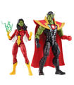 Figuras Skrull Queen & Super Skrull Beyond Earth Mightiest L