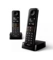 Teléfono Fijo Philips Duo D4701 Negro