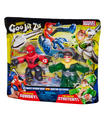 Pack De 2 Figuras Bandai Goo Jit Zu Marvel Héroes Spiderman