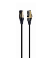 Cable Red S-Ftp Gembird  Cat 8 Lszh Negro 1 M