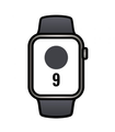 Apple Watch Series 9/ Gps/ Cellular/ 41Mm/ Caja De Acero Gra