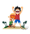 Figura Luffy &38 Nami Wcf Log Stories One Piece 7Cm