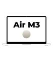 Apple Macbook Air 13,6"/ M3 8-Core Cpu/ 8Gb/ 256Gb Ssd/ 8-Co