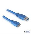 Nanocable Cable Usb 3.0, Tipo A/M-Micro B/M, Azul, 1.0 M