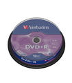 Lata Verbatim 10 Dvd+R 4,7Gb 16X  Ref. 43498